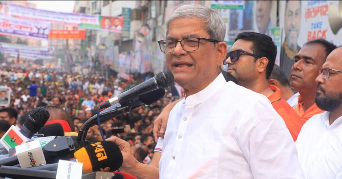 প্রধান উপদেষ্টার ভাষণ গ্রহণযোগ্য, যত দ্রুত নির্বাচিত সরকার প্রতিষ্ঠা হবে, ততই মঙ্গল : মির্জা ফখরুল