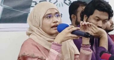 “৫৩ বছরে দেশ ‘মাফিয়াতন্ত্র আর গুণ্ডামীতন্ত্রে’ পরিণত হয়েছে” : সামান্তা শারমিন