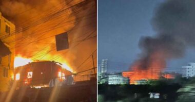 ঢাকায় ভয়াবহ আগুন, নিয়ন্ত্রণে ৪ ইউনিট