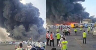 অগ্নিকাণ্ডে নাশকতার প্রমাণ নেই, বিমানবন্দরের কার্গো ভিলেজে বৈদ্যুতিক শর্ট সার্কিট থেকেই আগুন