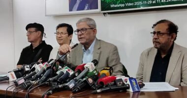 “এখনই বিদেশে নেওয়ার মতো অবস্থায় নেই খালেদা জিয়া” : মির্জা ফখরুল