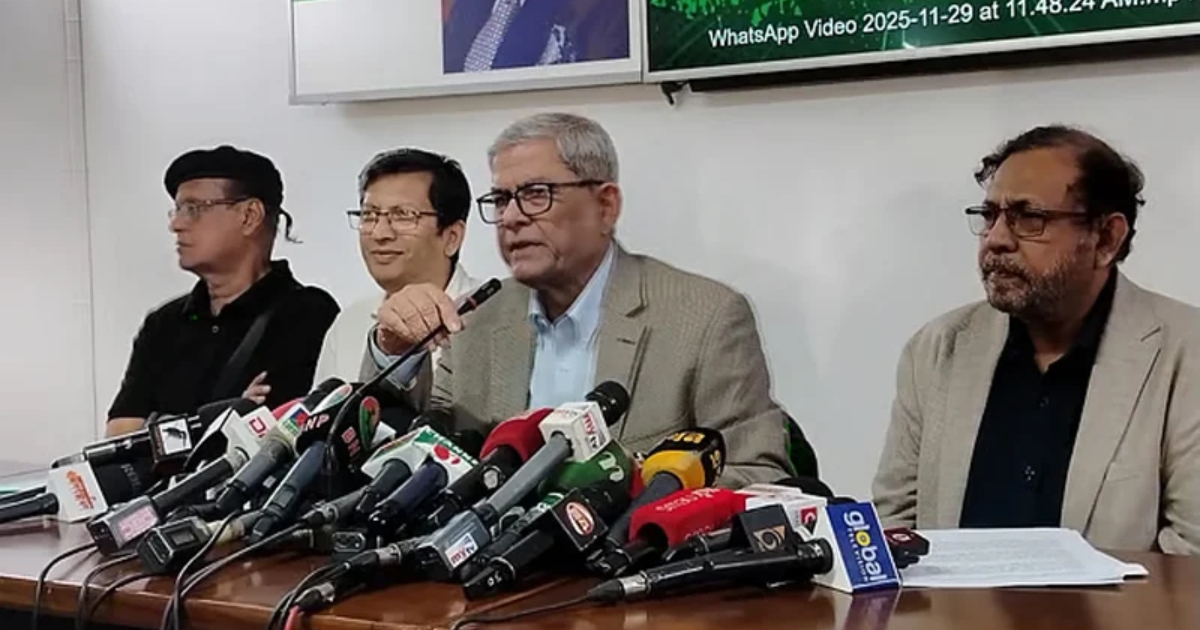 “এখনই বিদেশে নেওয়ার মতো অবস্থায় নেই খালেদা জিয়া” : মির্জা ফখরুল