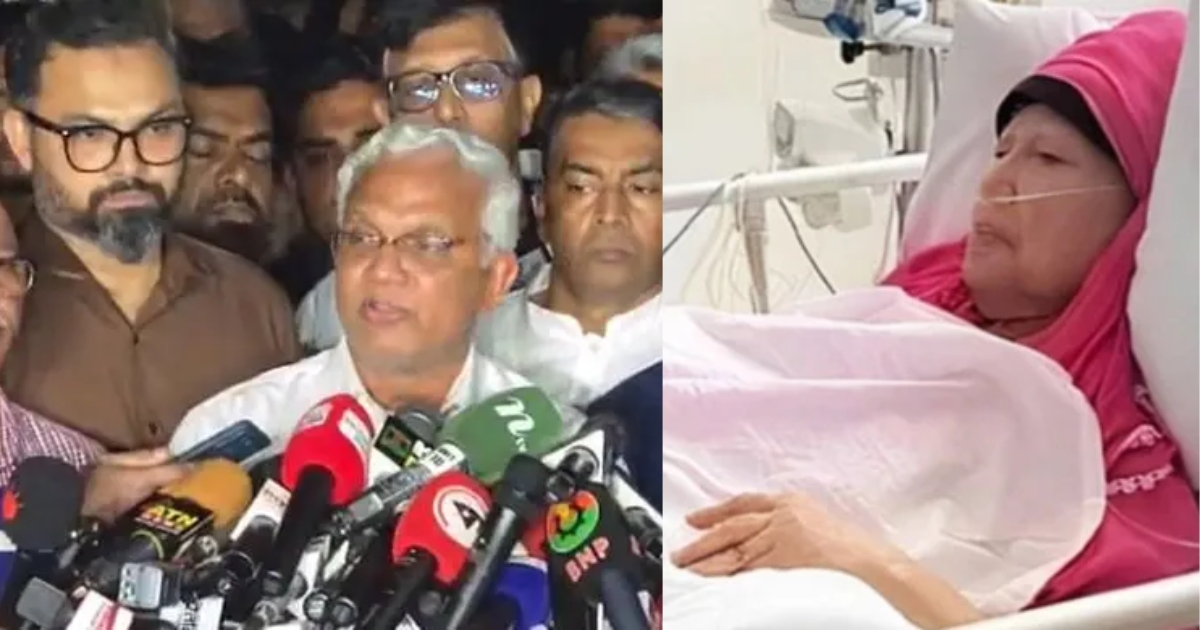 ৩ দিন ধরে একই অবস্থায় খালেদা জিয়া, এভারকেয়ার হাসপাতালেই আপাতত চিকিৎসা চলবে : ডা. জাহিদ