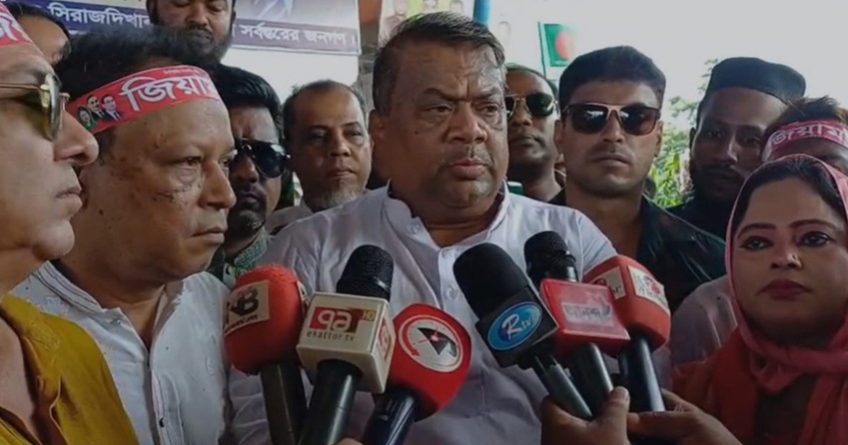 ‘আওয়ামী লীগ জ্বালাও-পোড়াও রাজনীতির দল’ : বিএনপি নেতা মীর সপু