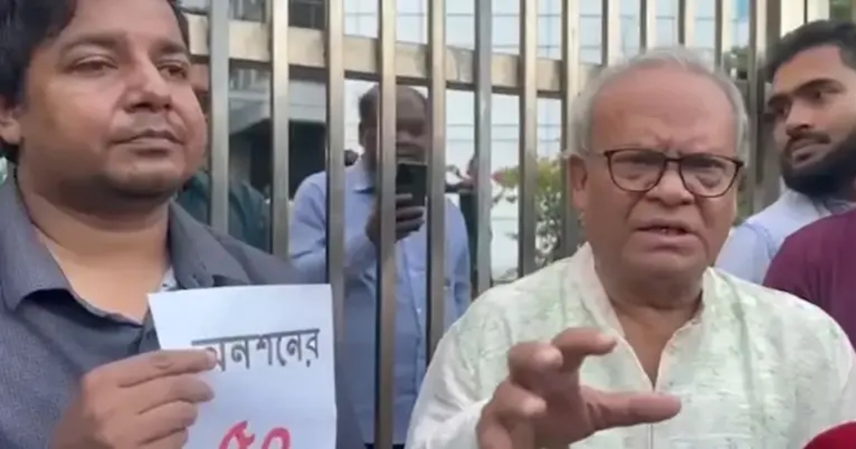 অনশনরত তারেকের পাশে রিজভী, বিএনপির সংহতি ঘোষণা