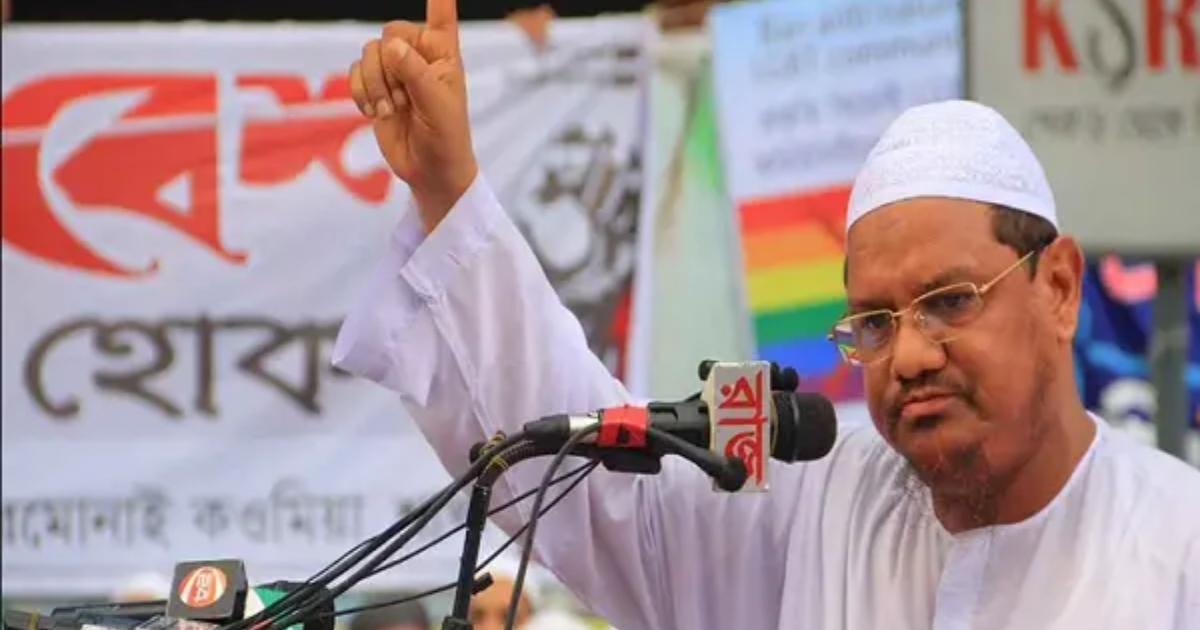 গণভোট নিয়ে টালবাহানা করছেন- ‘আপনাদের জন্য বঙ্গোপসাগর অপেক্ষা করছে’: চরমোনাই পীর