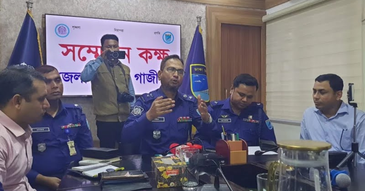 মাদক ও অপরাধ দমনে কঠোর অবস্থানের বার্তা দিলেন গাজীপুরের নতুন পুলিশ সুপার