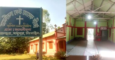 গভীর রাতে গির্জায় চুরি