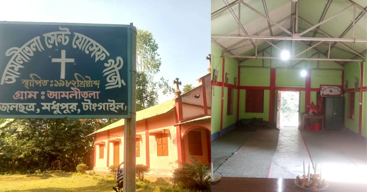 গভীর রাতে গির্জায় চুরি