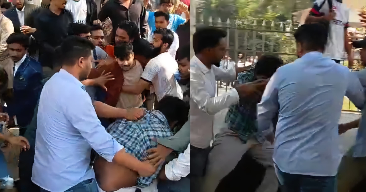 গবিতে ধর্ষণ-র‍্যাগিংয়ের উত্তেজনার মধ্যেই শিক্ষার্থীকে ক্যাম্পাসে মারধর 