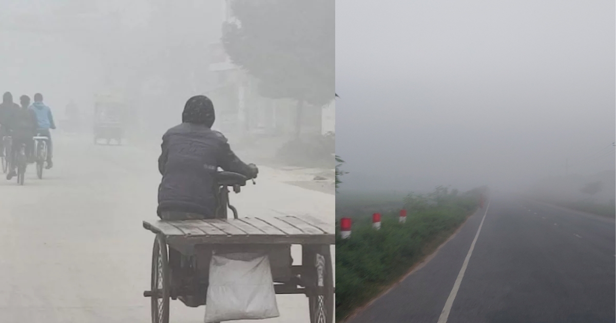 কনকনে শীতে কাঁপছে দিনাজপুরের বাসিন্দারা