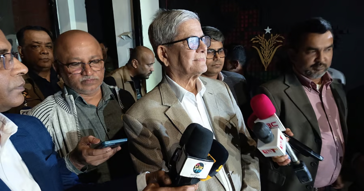 তফসিলে সন্তুষ্ট বিএনপি, এতে ভোটের অধিকার বাস্তবায়ন হবে : মির্জা ফখরুল ইসলাম