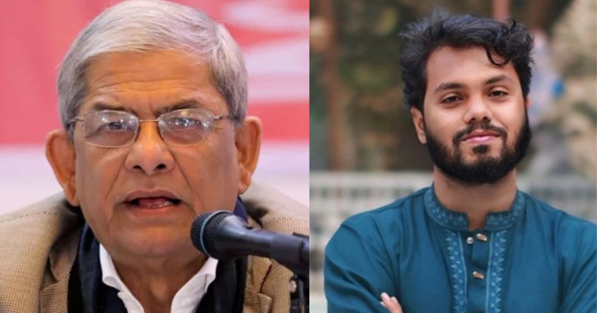 গণতন্ত্রে রাজনৈতিক সহিংসতার কোনো জায়গা নেই : মির্জা ফখরুল ইসলাম আলমগীর