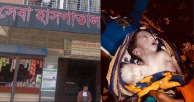  নীলফামারীর ডোমারে এক দেহে দুই মাথাবিশিষ্ট নবজাতকের জন্মর পরেই মৃত্যু