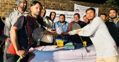 বড়লেখায় পাখিয়ালা ফ্রেন্ডস সার্কেল ব্যাডমিন্টন টুর্নামেন্ট সম্পন্ন