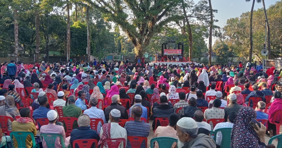 বিজয় দিবসে দুর্গাপুরে শোষণ-বৈষম্যের বিরুদ্ধে সিপিবির বিশাল জনসভা ও গণমিছিল