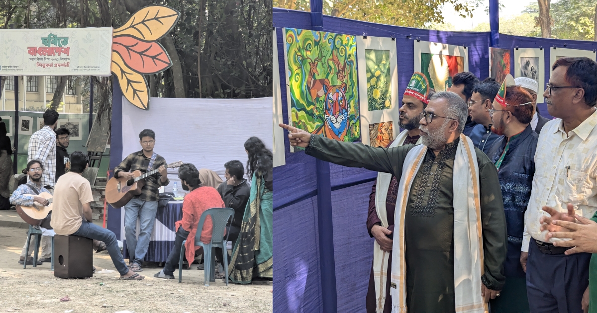 ‘ছবিতে বাংলাদেশ’— ইবিতে চারুকলার প্রথম বৃহৎ উন্মুক্ত শিল্পকর্ম প্রদর্শনী