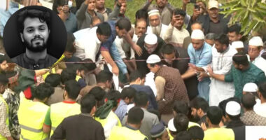 বিদ্রোহী কবির পাশে চিরনিদ্রায় শায়িত হলেন শহীদ ওসমান হাদি