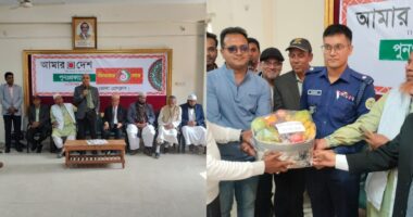 ভোলায় আনন্দঘন অনুষ্ঠানে আমার দেশে'র প্রতিষ্ঠাবার্ষিকী পালিত,পুলিশ সুপারের ব্যতিক্রমী উপহার
