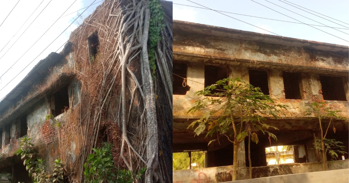 প্রশাসনিক নীরবতায় মৃত্যুঝুঁকি : আমতলী আদালতের পাশে পরিত্যক্ত ভবন