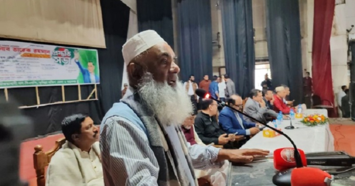 বিএনপি প্রার্থীর বক্তব্যের সময় ‘ভুয়া ভুয়া’ স্লোগান