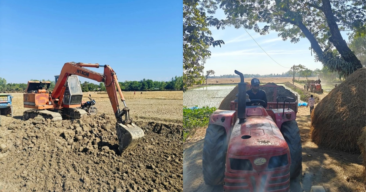 নবীগঞ্জ অবৈধ ভাবে মাটি কাটায় এক লক্ষ পঞ্চাশ হাজার টাকা জরিমানা