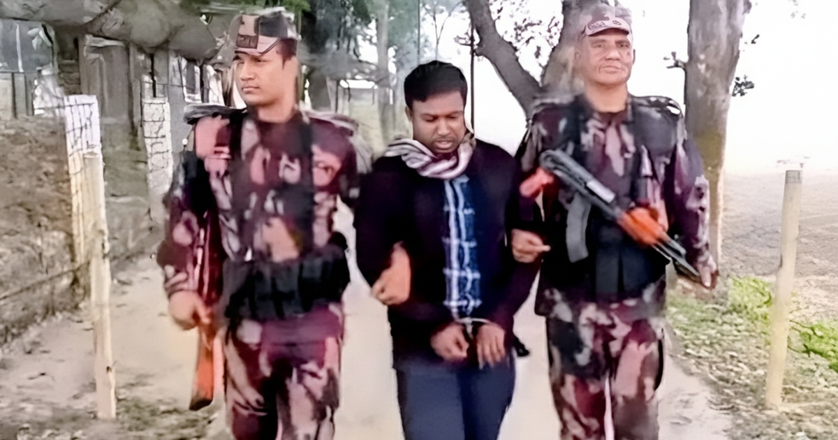 লালমনিরহাট সীমান্ত পেরিয়ে বাংলাদেশে অনুপ্রবেশ ভারতীয় নাগরিক আটক
