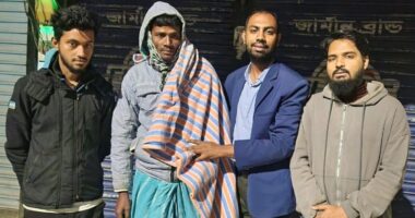 শীতের রাতে অসহায় মানুষের পাশে ইয়ুথ নেটওয়ার্ক ফর ডেভেলপমেন্ট