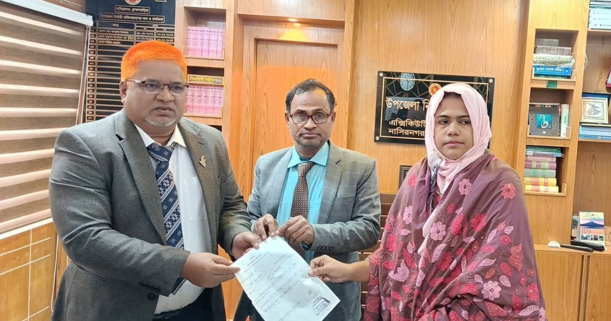 ব্রাহ্মণবাড়িয়া-১ আসনে বিএনপির মনোনয়নপত্র দাখিল করলেন এমএ হান্নান