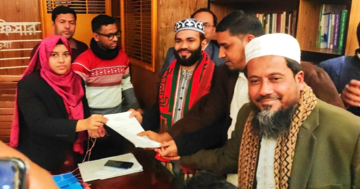 ব্রাহ্মণবাড়িয়া-৬ আসনে জামায়াত প্রার্থীর মনোনয়ন দাখিল