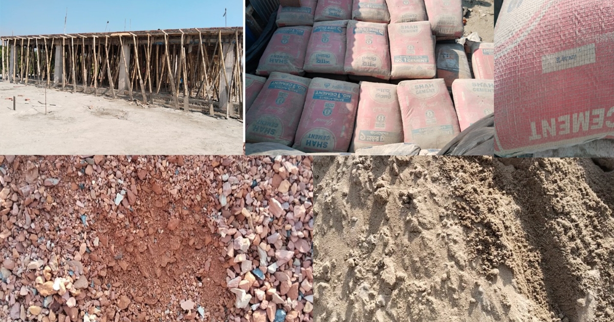 লালমোহনে দুর্যোগ আশ্রয়ণ কেন্দ্র নির্মাণে ব্যবহৃত হচ্ছে মেয়াদ উত্তীর্ণ সিমেন্ট ও মানহীন সামগ্রী