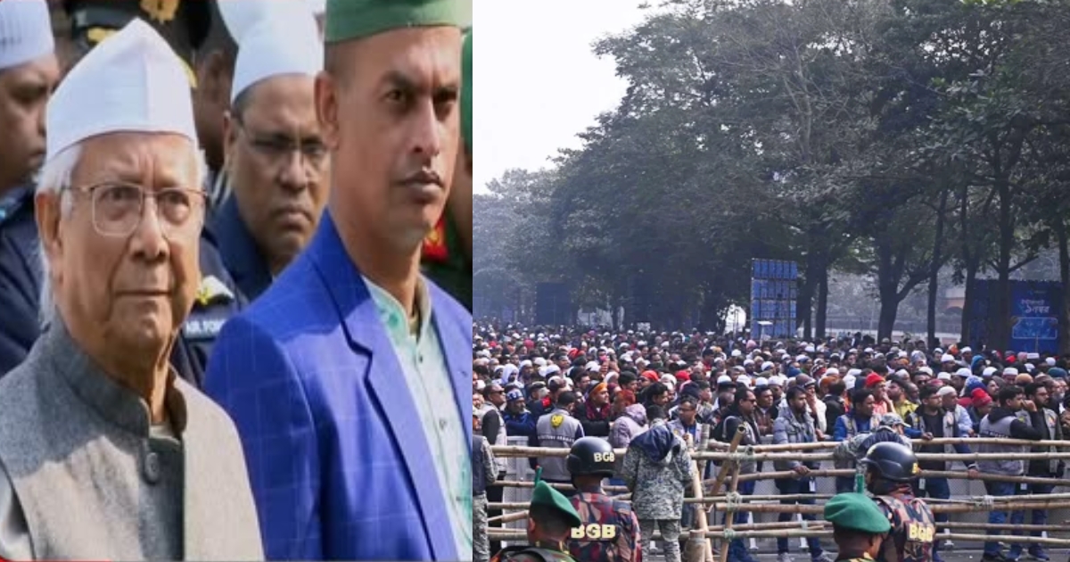 বেগম খালেদা জিয়ার জানাজায় অংশ নিতে মানিক মিয়া এভিনিউতে প্রধান উপদেষ্টা