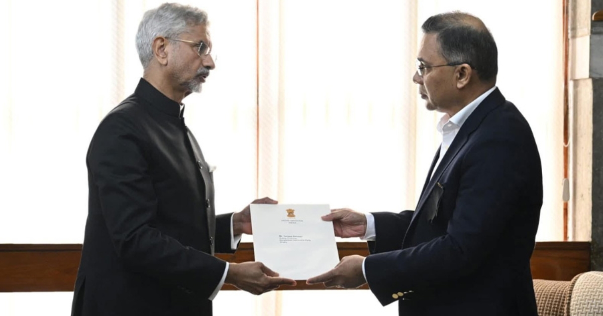 মোদির ব্যক্তিগত চিঠি তারেক রহমানের কাছে পৌঁছে দিয়েছি : এস জয়শঙ্কর