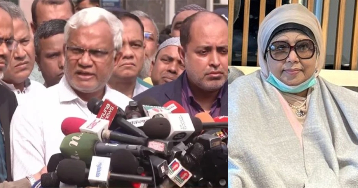 শুক্রবার সকালের মধ্যেই উন্নত চিকিৎসার জন্য খালেদা জিয়াকে লন্ডনে নেওয়া হবে : ডা. জাহিদ