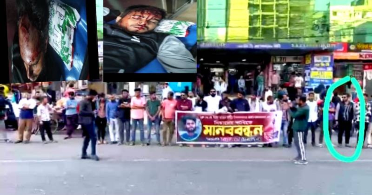 হাদির জন্য মানববন্ধন শেষে ফেরার পথে জুলাই রেভেলসের ২ সদস্যকে এলোপাতাড়ি কুপিয়েছে সন্ত্রাসীরা