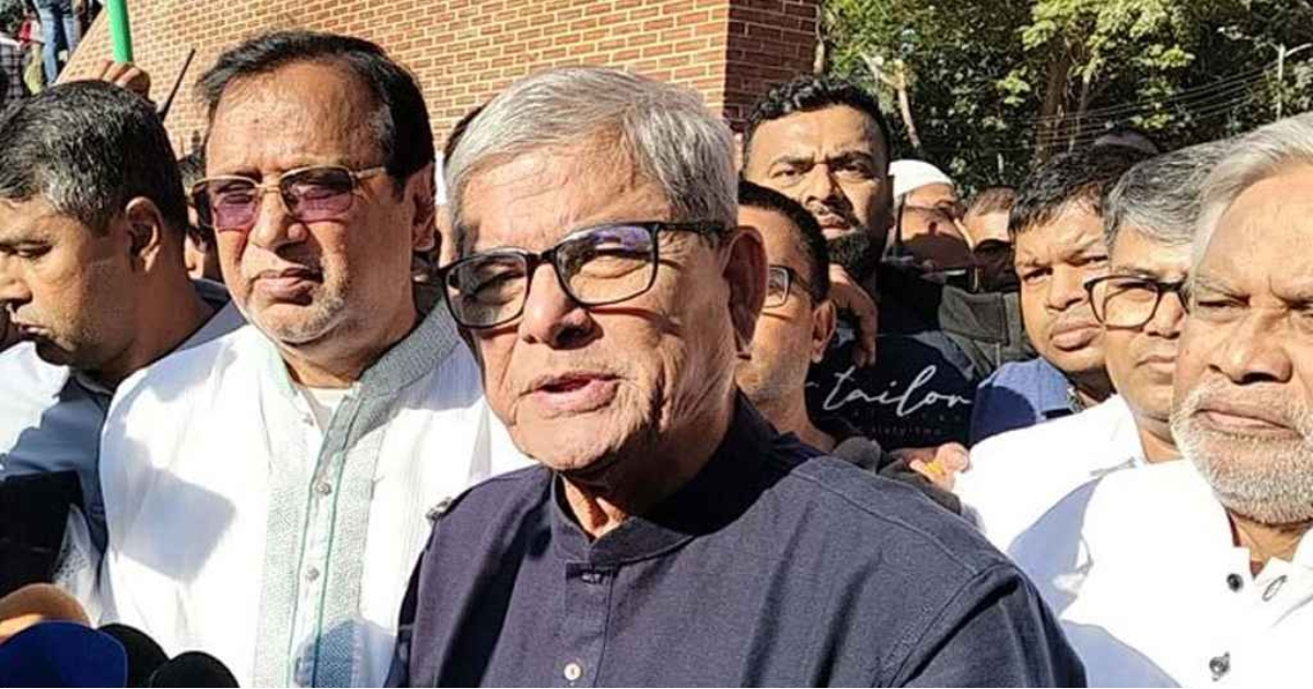 সুষ্ঠু নির্বাচনের স্বপ্নের মাঝেই হত্যাকাণ্ডে মেতে উঠেছে শত্রুরা, আশঙ্কা করছি এইরকম আরও ঘটনা ঘটতে পারে : মির্জা ফখরুল