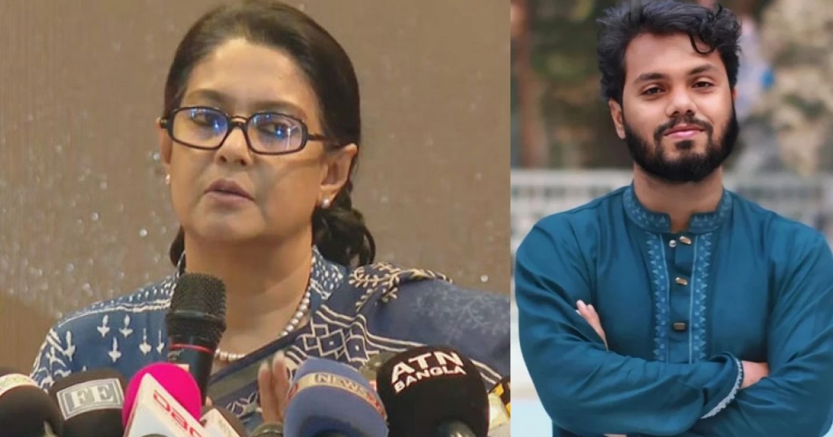 নির্বাচনের ভীত দুর্বল করতে হামলা করা হচ্ছে, হামলাকারীদের ধরতে সর্বোচ্চ চেষ্টা চলছে : উপদেষ্টা রিজওয়ানা