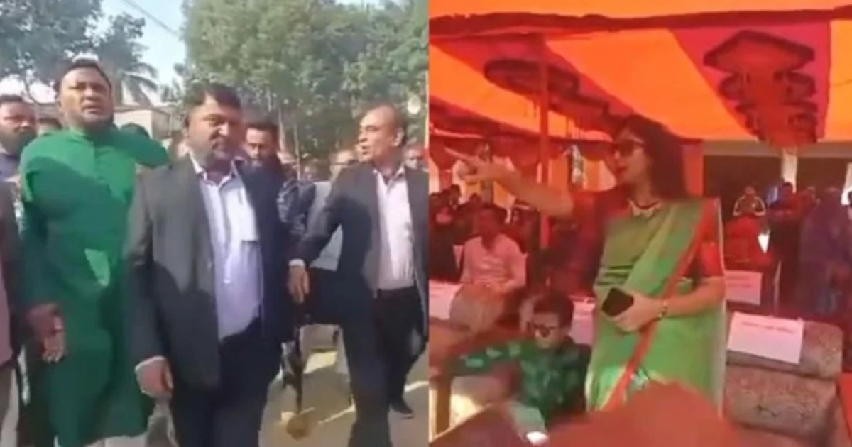 বিজয় দিবসের অনুষ্ঠানে বিএনপি নেতাকর্মীদের স্লোগান, নিষেধ করায় তোপের মুখে ইউএনও