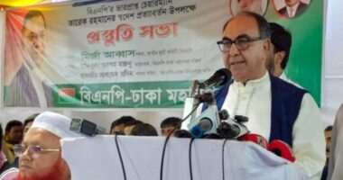 তারেক রহমান আসছেন মানেই গণতন্ত্র ফেরত আসছে : মির্জা আব্বাস