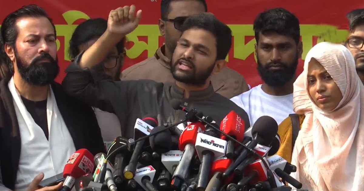 হাদির হত্যার সাথে যারা জড়িত তাদের দ্রুত গ্রেপ্তার করুন, নইলে রক্তপাত একবার শুরু হয়ে গেলে হলে সেটা থামাতে পারবেন না : জাবের