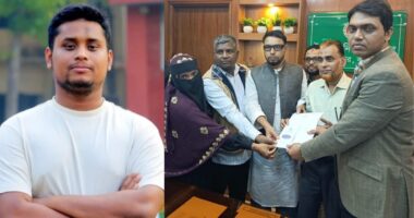 হাসনাতের পক্ষে মনোনয়ন সংগ্রহ করলেন শহীদ পরিবারের সদস্যরা