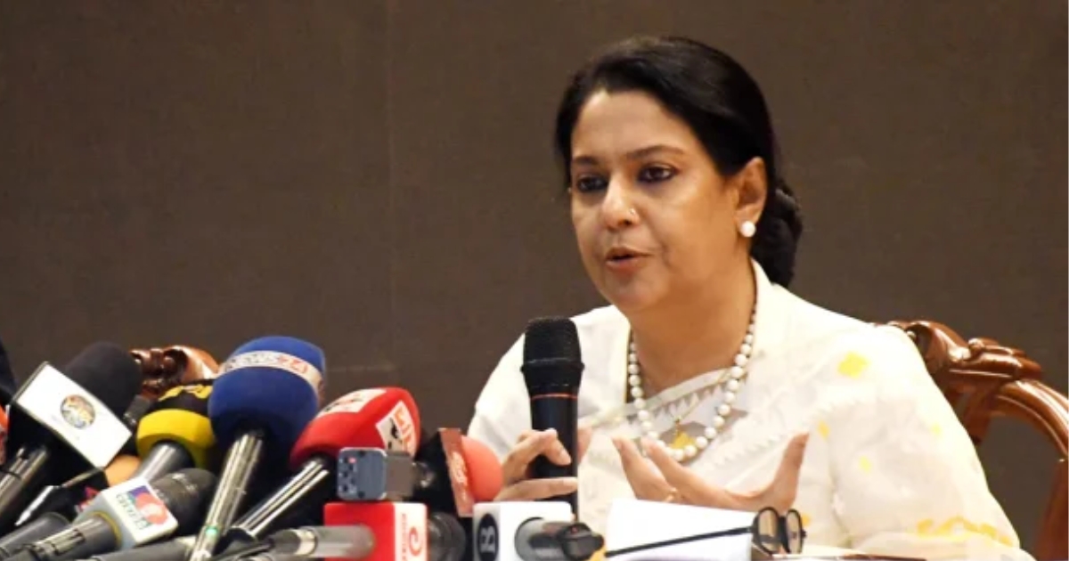 শুধু লোক বদলে দিলে দেশ বদলাবে না, সিস্টেম বদলাতে হবে : উপদেষ্টা রিজওয়ানা হাসান