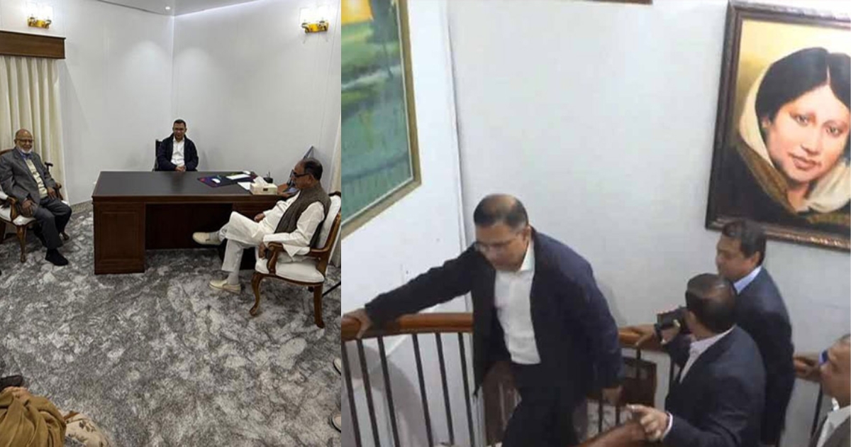 স্বদেশ প্রত্যাবর্তনের পর প্রথমবারের মতো গুলশান চেয়ারপারসন কার্যালয়ে তারেক রহমান