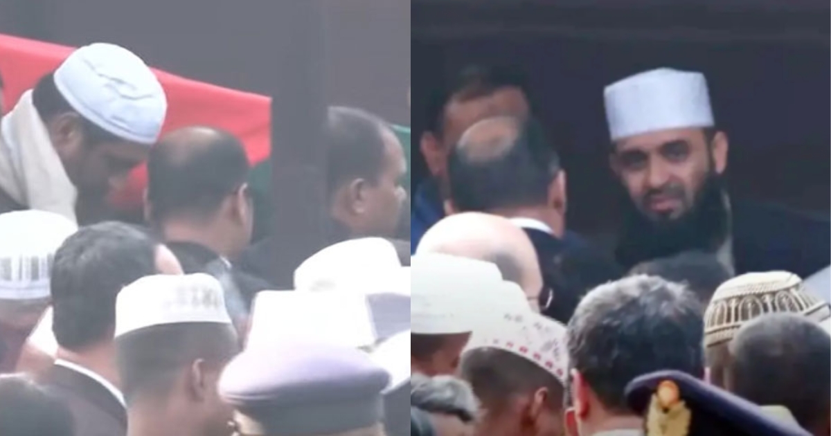 দেশনেত্রী খালেদা জিয়ার কফিন বহন করলেন আহমাদুল্লাহ–আজহারী–মামুনুল হক