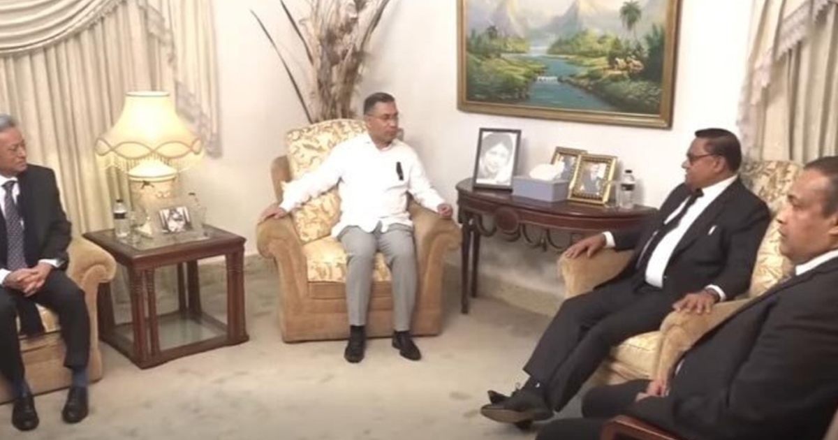 তারেক রহমানের সঙ্গে শ্রীলঙ্কার পররাষ্ট্রমন্ত্রীর সৌজন্য সাক্ষাৎ