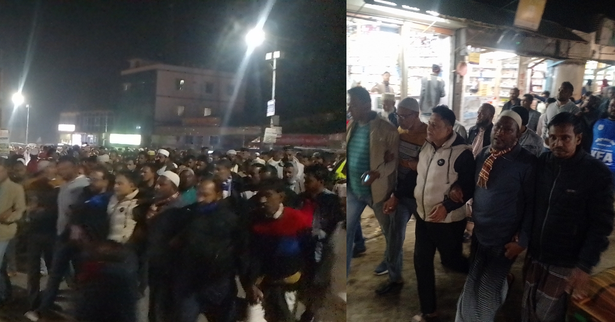 শরিফ উসমান হাদির ওপর হামলার প্রতিবাদে মহিপুরে থানা বিএনপির বিক্ষোভ মিছিল