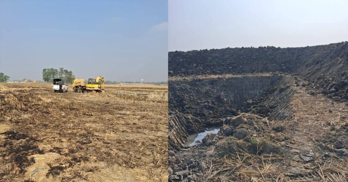 নবীগঞ্জে কৃষি জমি থেকে টপ সয়েল কাটার অভিযোগে ২ লাখ টাকা জরিমানা