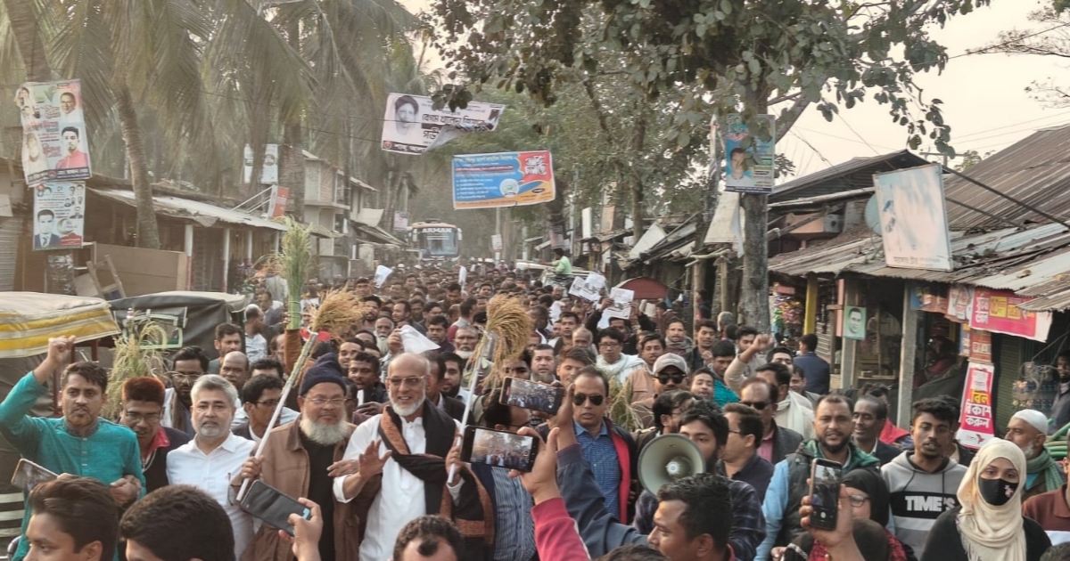 ইন্দুরকানীতে বিএনপি প্রার্থী গণসংযোগ ও পথসভা