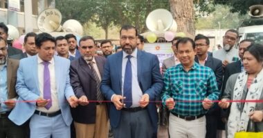 মেহেরপুরে সংসদ নির্বাচন ও গন ভোট প্রচারের রিকশার উদ্বোধন