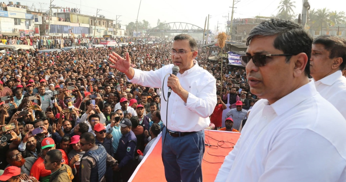 ১২ ফেব্রুয়ারি ধানের শীষ মার্কায় ভোট দিয়ে প্রমাণ করুন, বগুড়ার মাটি বিএনপির ঘাঁটি- তারেক রহমান